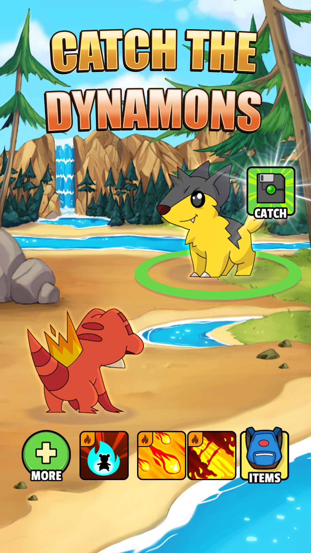 Dynamons World MOD APK ảnh màn hình 1